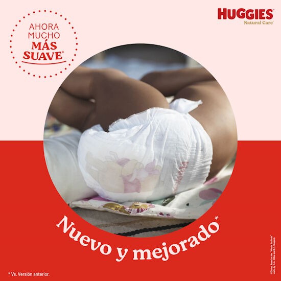 Pañales Huggies Natural Care 0/RN 38U